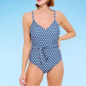 NEW Mynah Womens Geometric One Piece Swimsuit‎